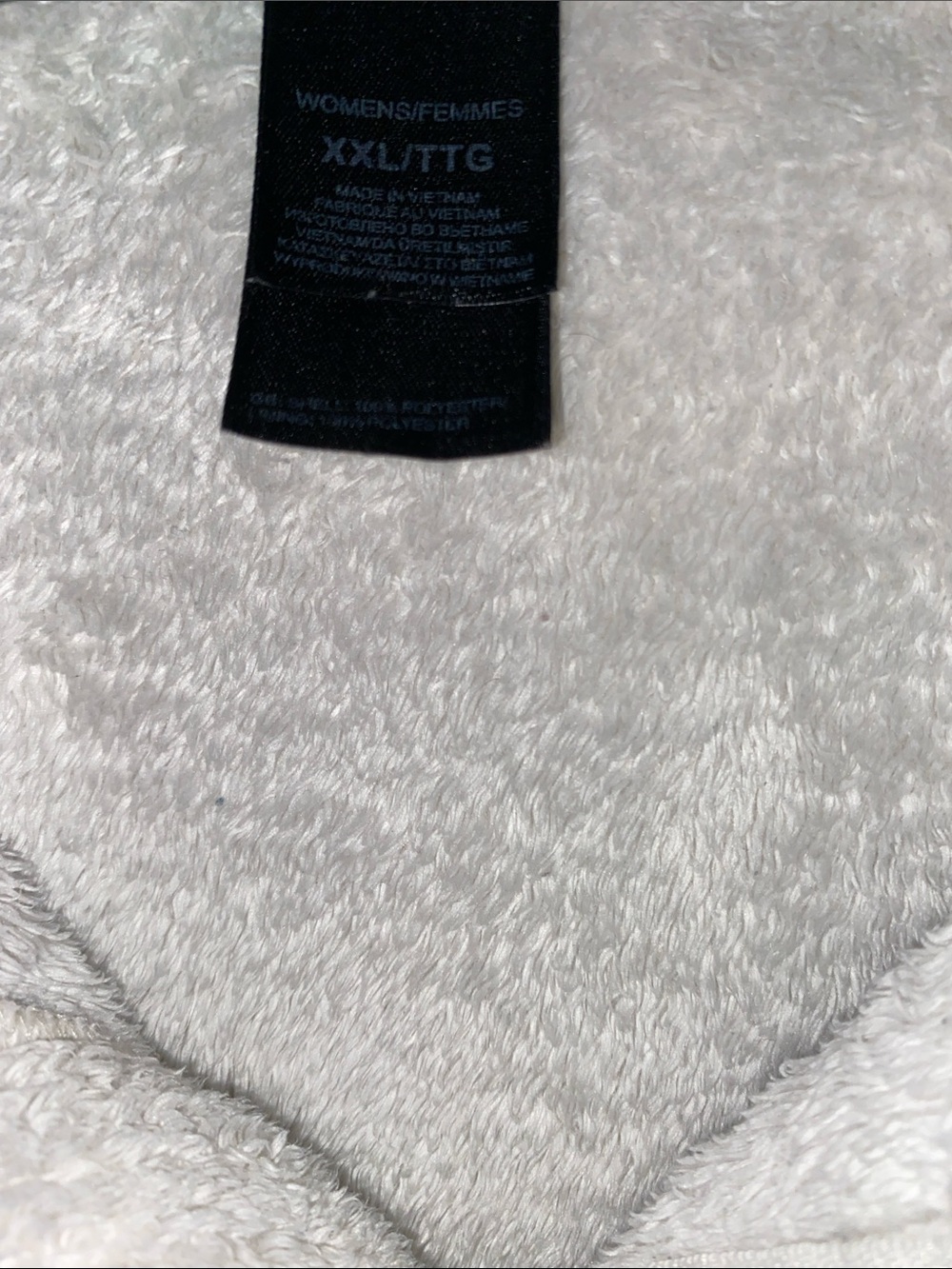 The North Face • Off White • Sherpa • Osita Fleece Jacket • XXL - Picture 3 of 7